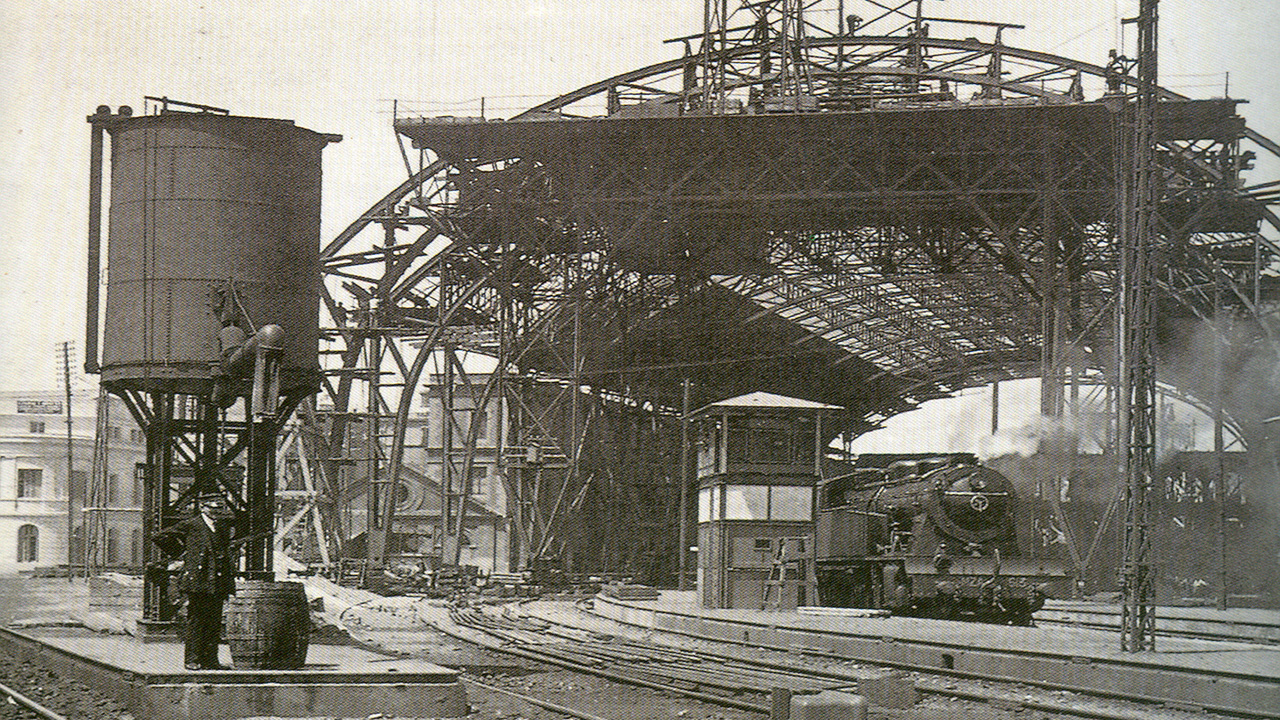 Construcció de l'Estació de França, anys 20