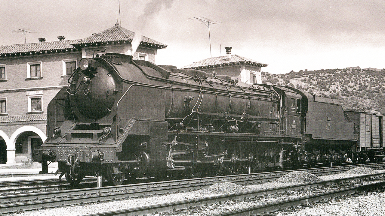 La Santa Fe a l'estació de Torralba, anys 50