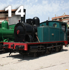 Caldas locomotive. The tender
